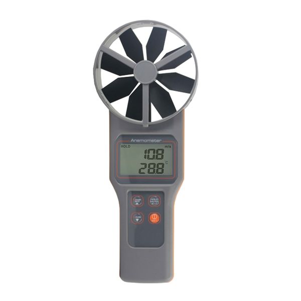 Tragbares AZ8917 Hygrometer Anemometer Windgeschwindigkeitsmesser Luftstromthermometer mit Luftfeuchtigkeit