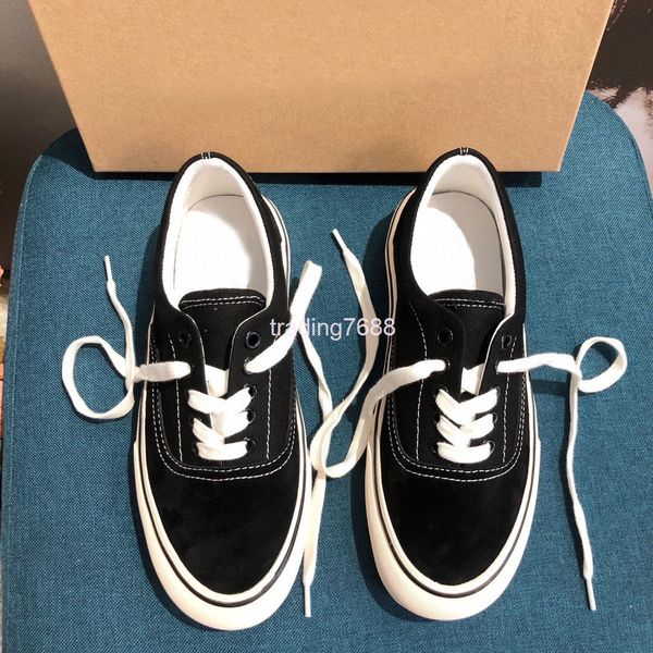 

dress shoes summer women's shoes fashion lace up round head flat bottom college style casual running low sports board trend, Black