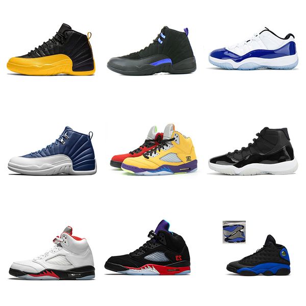 

shoes 13 hyper royal basketball trainers 12 dark concord university gold 4s union album 5s alternate grape sports sneakers, White;red