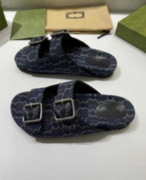 

2022 fashion women men sandal slipper luxury designer lady gentlemen colorful canvas letter anatomic leather slide style model size35-44, Black