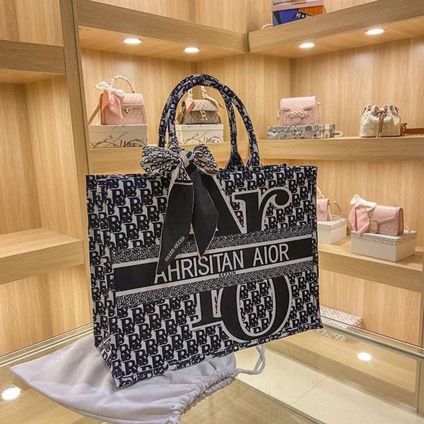 

new designer luxury bags sense new niche texture canvas large capacity tote single handbagshoulder bag