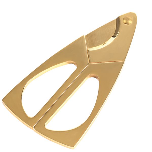 2023 Logo Gold Triangle Coltello per sigari Butterfly Forbici per sigari in acciaio inossidabile Pugno e tagliasigari cubani portatili