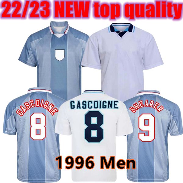

1996 engl and retro soccer jersey gascoigne shearer mcmanaman southgate classic vintage sheringham 96 98 home away beckham football shirt, Black;yellow