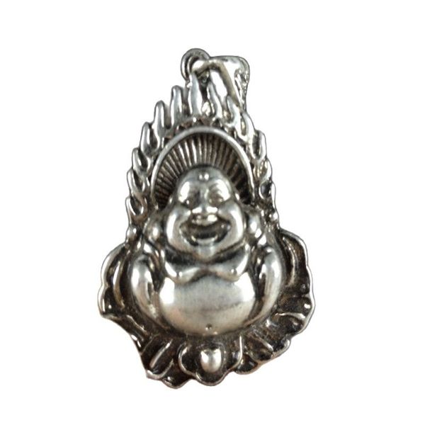 

collectible decorated old handwork tibet silver flying dragon statue amulet buddha pendant