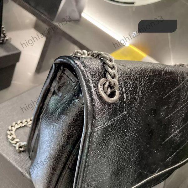 

designer chain bag large capacity 22cm and 28cm quilted messenger bag 2022