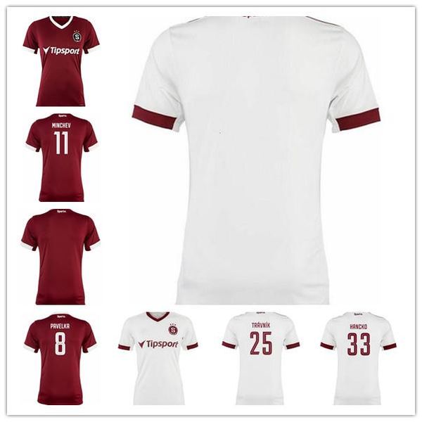 

2021 2022 sparta praha hlozek soucek men soccer jerseys gabriel dockal mincev d.m.karlsson home away shirt short sleeves uniforms, Black;yellow