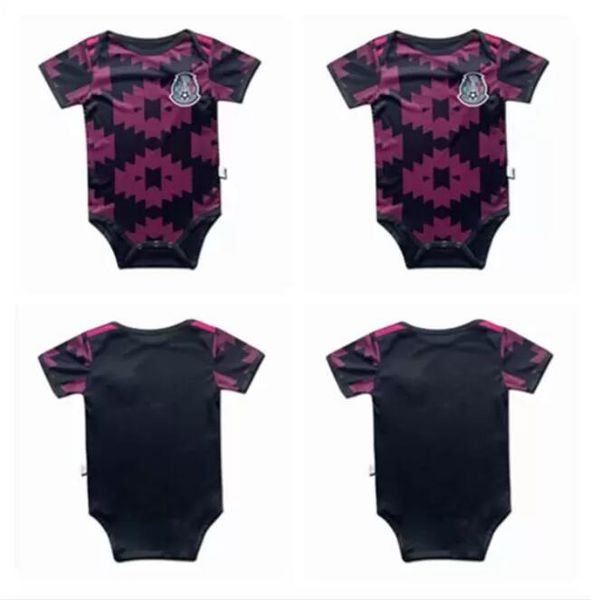 

2021 gold cup baby mexico soccer jersey 21/22 home chicharito lozano marquez dos santo football kids kit 9-18 months shirt, Black;yellow