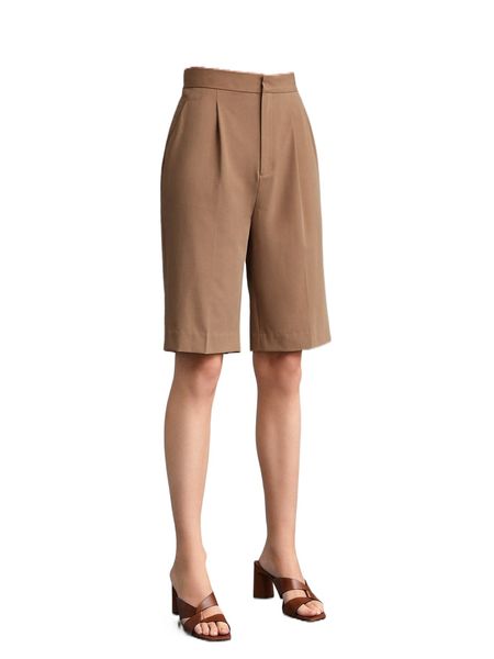 

motf premium wool mix bermuda blazer shorts b7nb#, White;black