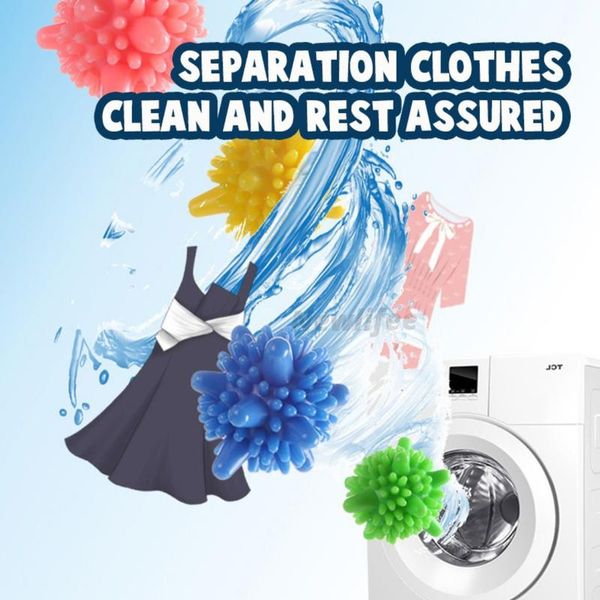 Zauberwaschmaschine Wäschereiprodukte Dekontamination Anti-Winding-Waschkugel Festputzkugel Bola Cuci Baju