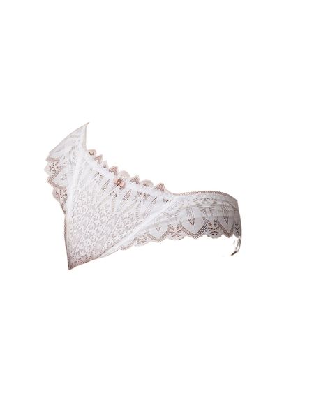 

floral lace thong 89rk#, Black;red