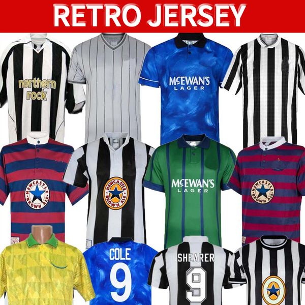 94 95 96 97 98 99 05 06 Shearer Jerseys de futebol Retro Hamann Shearer Pinas 1984 95 1997 05 06 United Owen Classic Football Shirts Ginola Ginola