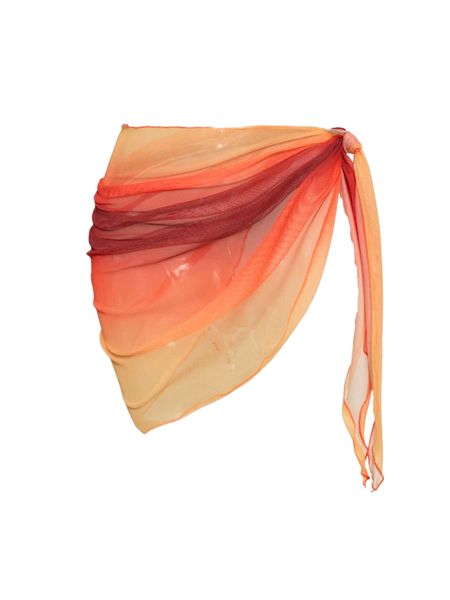 

ombre cover up skirt x5ui#, White;black