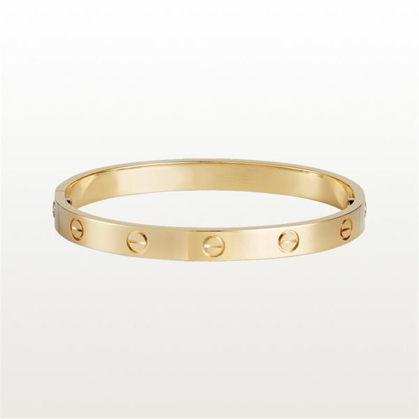 

love screw bracelet designer bracelets bangle luxury jewelry women accessories titanium steel alloy gold-plated never fade not cuf235y, Black