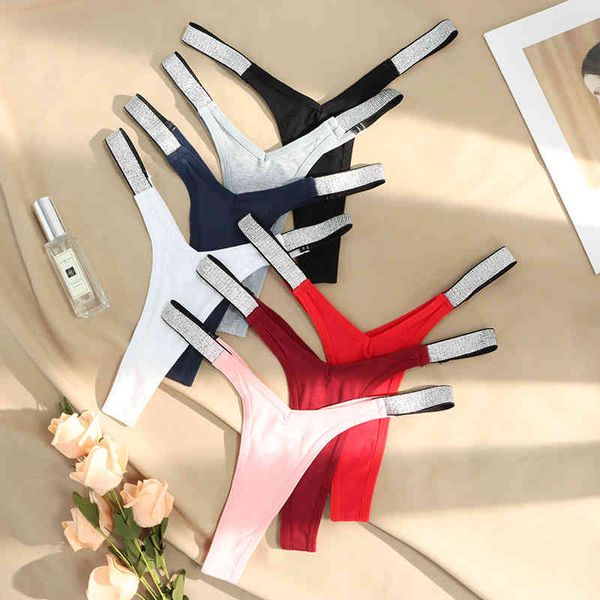 

t1946 seduction sports fitns fun thong women's underwear cotton, Black;white