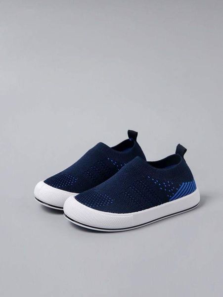 

toddler boys slip on sneakers she, Black