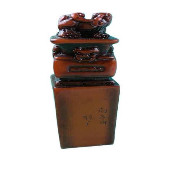 

chinese shoushan stone hand-carved seal the beast statues, Silver