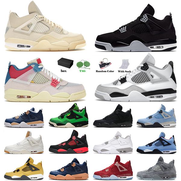 

with box jumpman 4 4s designer iv mens womens basketball shoes retro military black cat canvas denim toro cactus jack manila sneakers traine