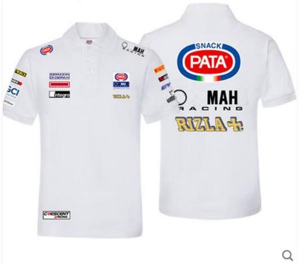 

2022 new motorcycle polo clothing summer team sports short-sleeved shirt with the same customization
