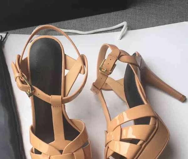 

women's shoes candy color t platform waterproof platform sandals nightclub wedding shoes thin high heels 10cm series, Black