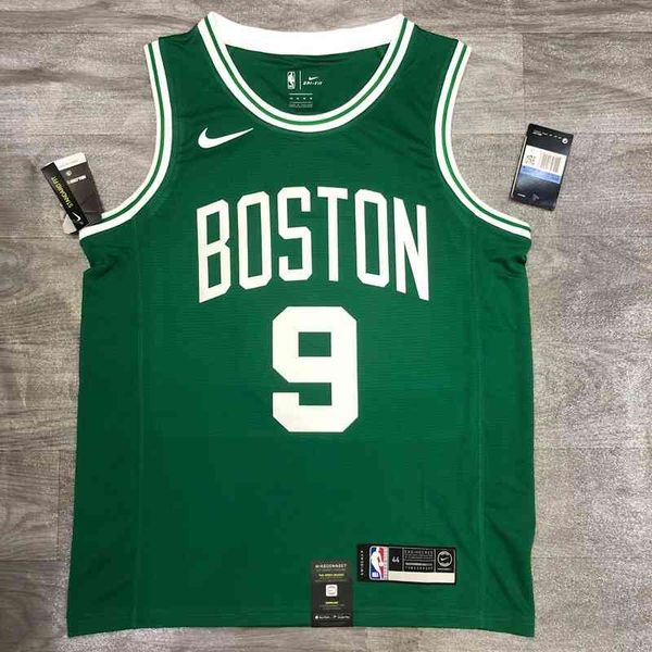 

celtic retro jersey basketball jerseys no.9 rondo, Black