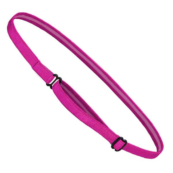 

women's elastic & adjustable no slip sport team colors volleyball headband, Silver