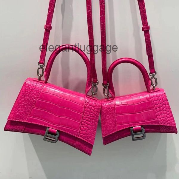

handbags crossbody 2022 letter bags bbalencaig'ss fashion trend b home buckle designer crocodile hourglass bag mini cowhide one 8rdm