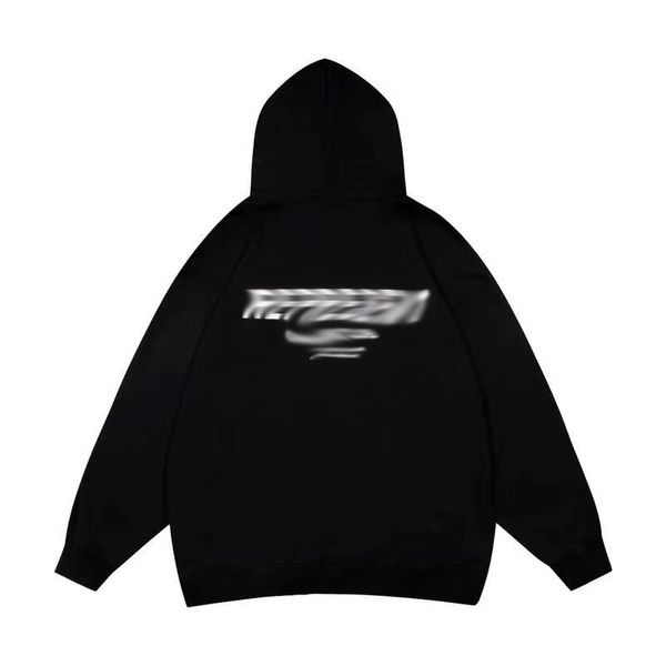 

designer sweatshirts rep letter men's hoodies niche tide brand wild high street casual american loose couple hooded sweater coat q06n, Black