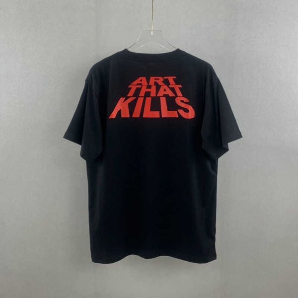 

22ss summer europe france paris art t shirts fashion mens short sleeve tshirt women clothes casual cotton tee, White;black