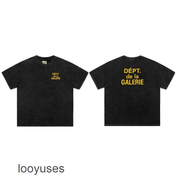 

mens t shirt galleryes tshirt depts fashion brand washed used rainbow letter mother print loose couple short sleeve t-shirt men, White;black