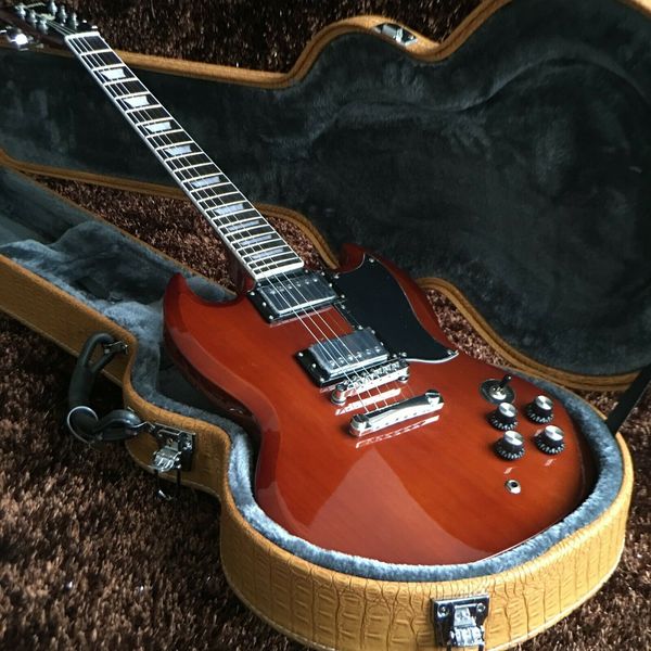 

diy brand new red 6 string sg electric guitar