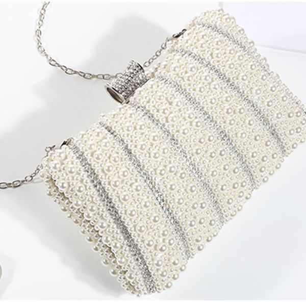 

pearl womens evening bag european and american evening gift bags messenger handbag