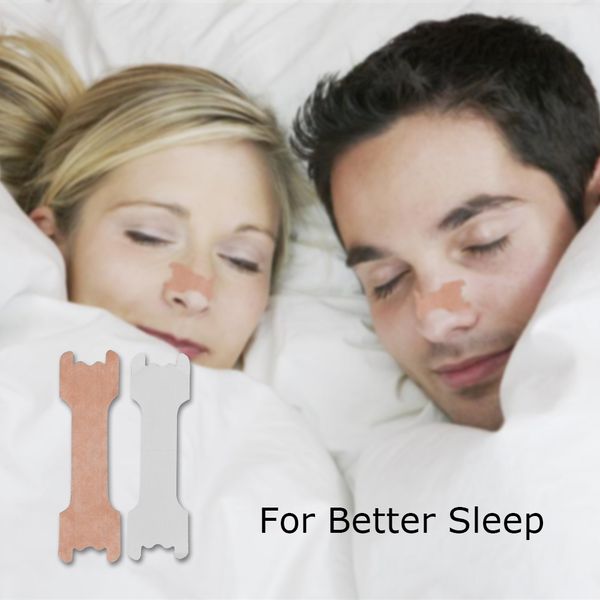 

50pcs anti snoring nasal strips for breathe right way aid ssnoring nose patch help better breath