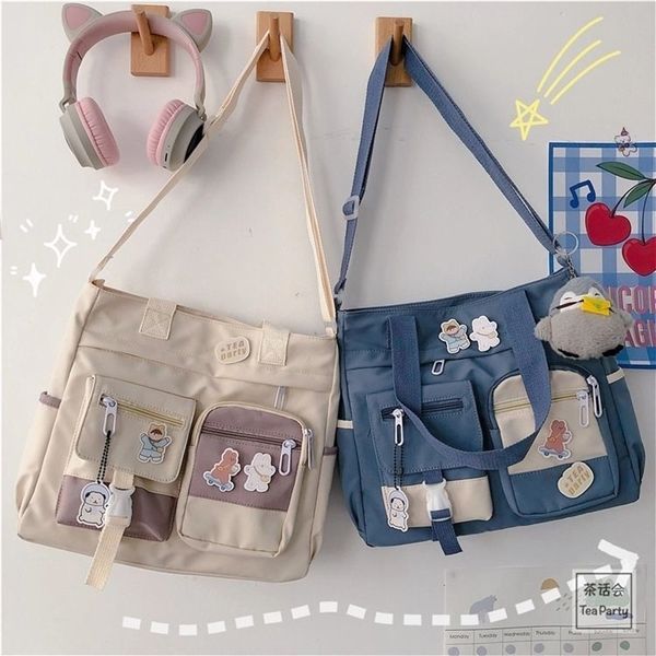 

evening bags large capacity canvas bag female japanese students class s 220823