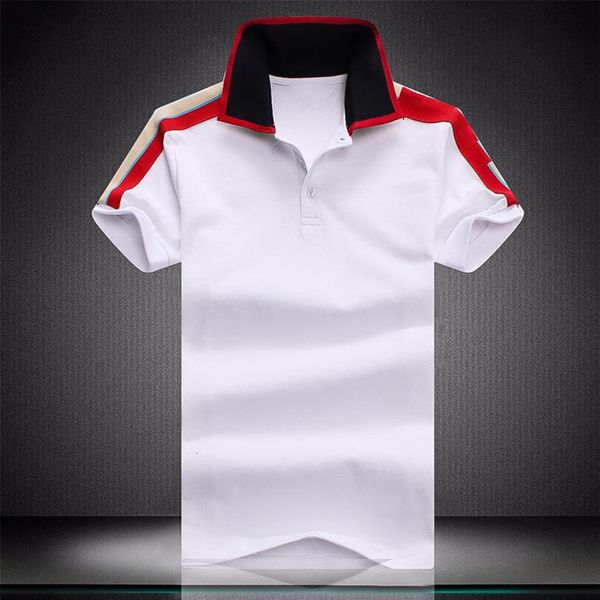 

mens designers polo shirts men casual polos fashion letter print embroidery summer t shirt high street cotton size m-3xl225u, White;black