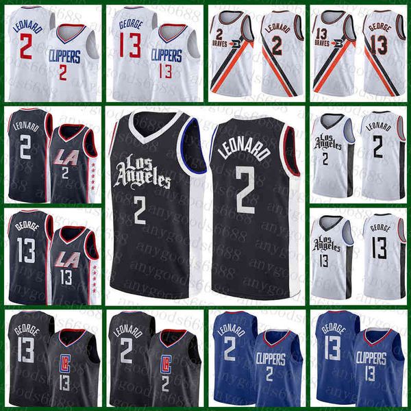 

basketball jersey 13 kawhi leonard 2021 2022 new 2 paul george orange, Black;red
