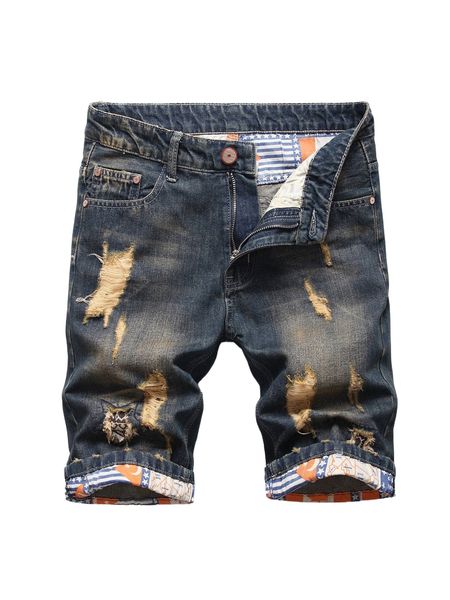 

men ripped denim shorts i4lz#, White;black