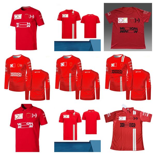 

new f1 formula one racing polo suit 2022 summer quick-drying short-sleeved long-sleeved same custom