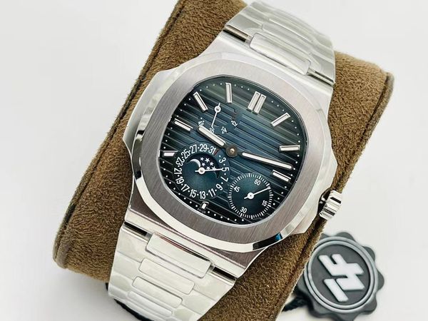 

zf factory men's watch 5724 super all-in-one movement cal.240 ps irm c lu 40mm kinetic energy show all functions available sapphire cry, Slivery;brown
