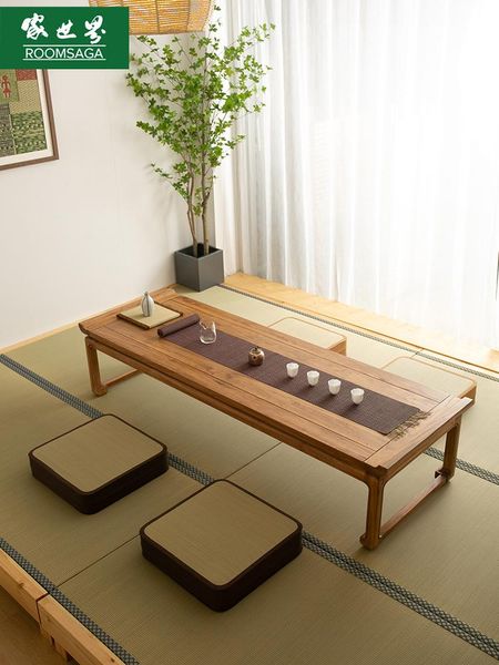 Kissen/dekoratives Kissen Tatami Futon Kissen japanischer Lorbee Fenster Home Meditation auf dem Boden und quadratische Strohhalm gewebte Teezeremonie t