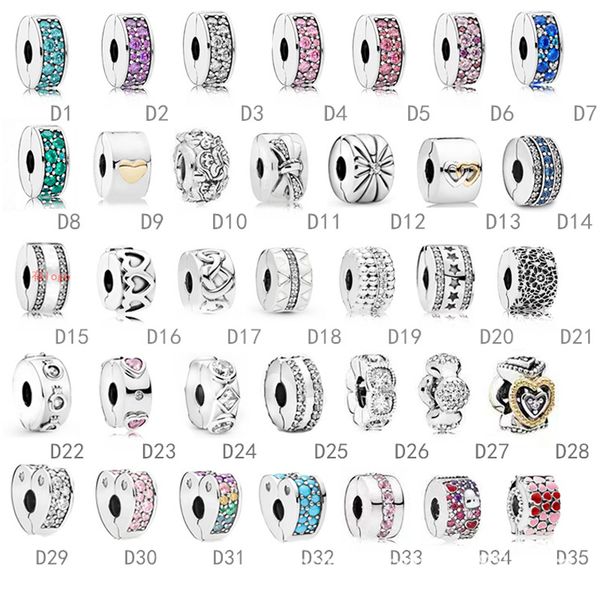 

bead s925 sterling silver jewelry diy beads with cz fits pandora ale charm for pandoras bracelets for women european rose gold color bracele, Black