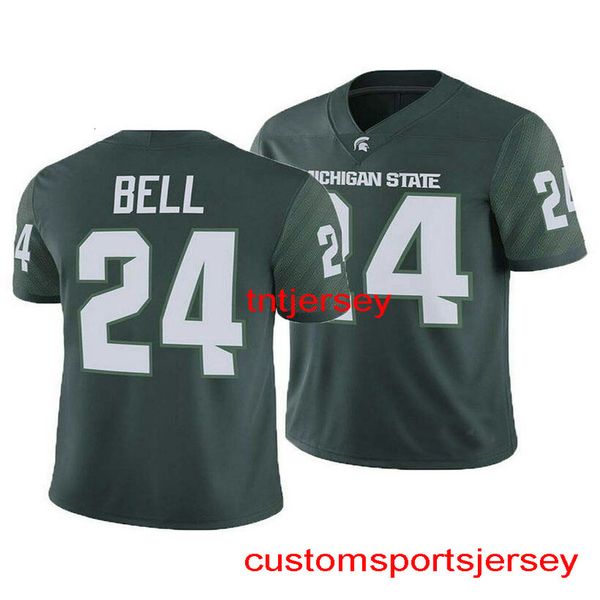 Günstiges maßgeschneidertes Le'Veon Bell #24 NCAA-Trikot, genähtes Herren-Damen-Jugend-Fußballtrikot XS-5XL