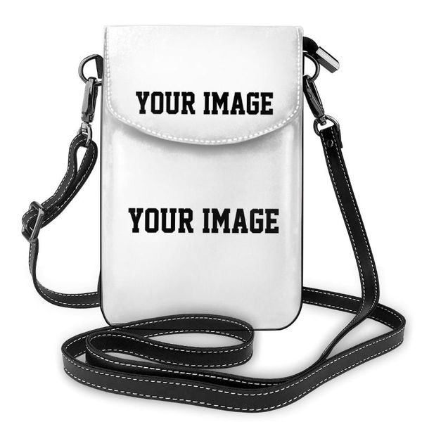 Akşam çantalarınız görüntüsünüz - özel yapılmış cep telefonu çantası tasarımı kendi omuz çantası özelleştirilmiş cüzdanlar