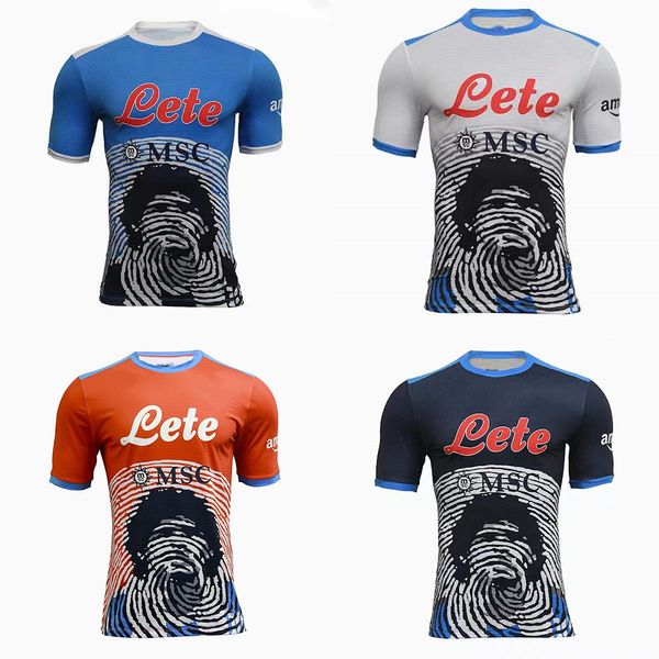 

napoli player halloween limited 2021 2022 soccer jersey maglietta napoles spider special 21 22 men football shirt insigne osimhen maradona c, Black;yellow