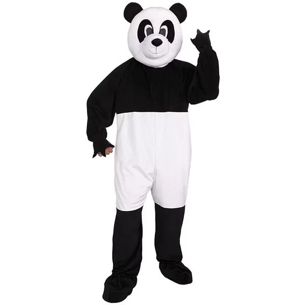 Páscoa Panda Mascot Traje Halloween Christmas Festa Festa Dos Desenhos Animados Personagem Personagem Outfit Terno Adulto Mulheres Vestido Carnaval Unisex Adultos