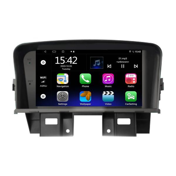 Android Car DVD-Player für 2008-2014 Chevrolet Cruze Radio GPS-Navigationssystem mit 7 Zoll HD Touchscreen Bluetooth-Unterstützung Carplay OBD2 Backup Camera CRS970