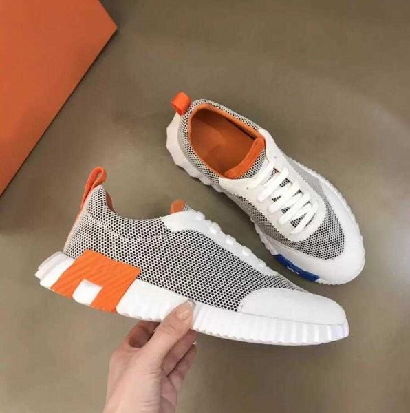 

men bouncing sneaker shoes sports light sole mesh suede goatskin breathable outdoor trainers comfort man footwear eu38-46.with, Black