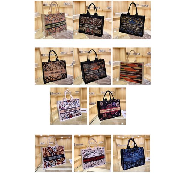 

canvas tote bag fashion european and american printing large capacity shopping bags