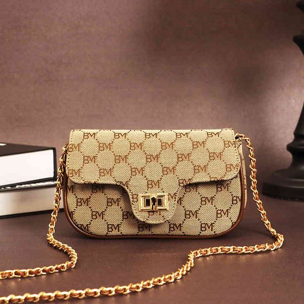 

the new designer handbags small bag women's summer 2022 fashion versatile popular golden ball chain msenger
