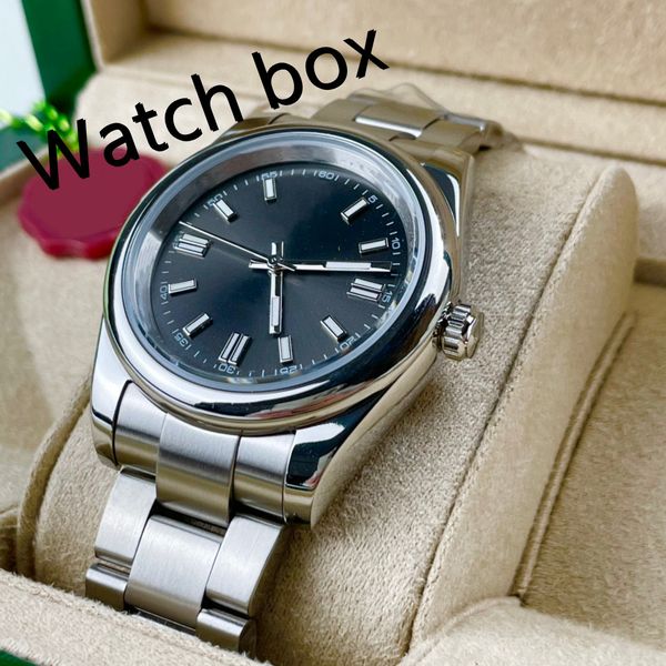 

man watches automatic mechanical movement to strengthen waterproof 41 mm stainless steel strap date of sapphire glass dial candy dishes colo, Slivery;brown