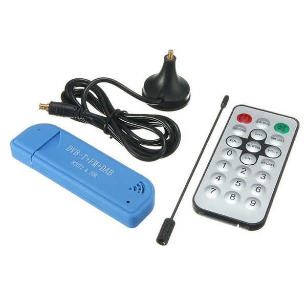 USB 2.0 Digital DVB-T SDR + Dab + FM HDTV TV Sintonizador Receiver Stick Stick Receptores
